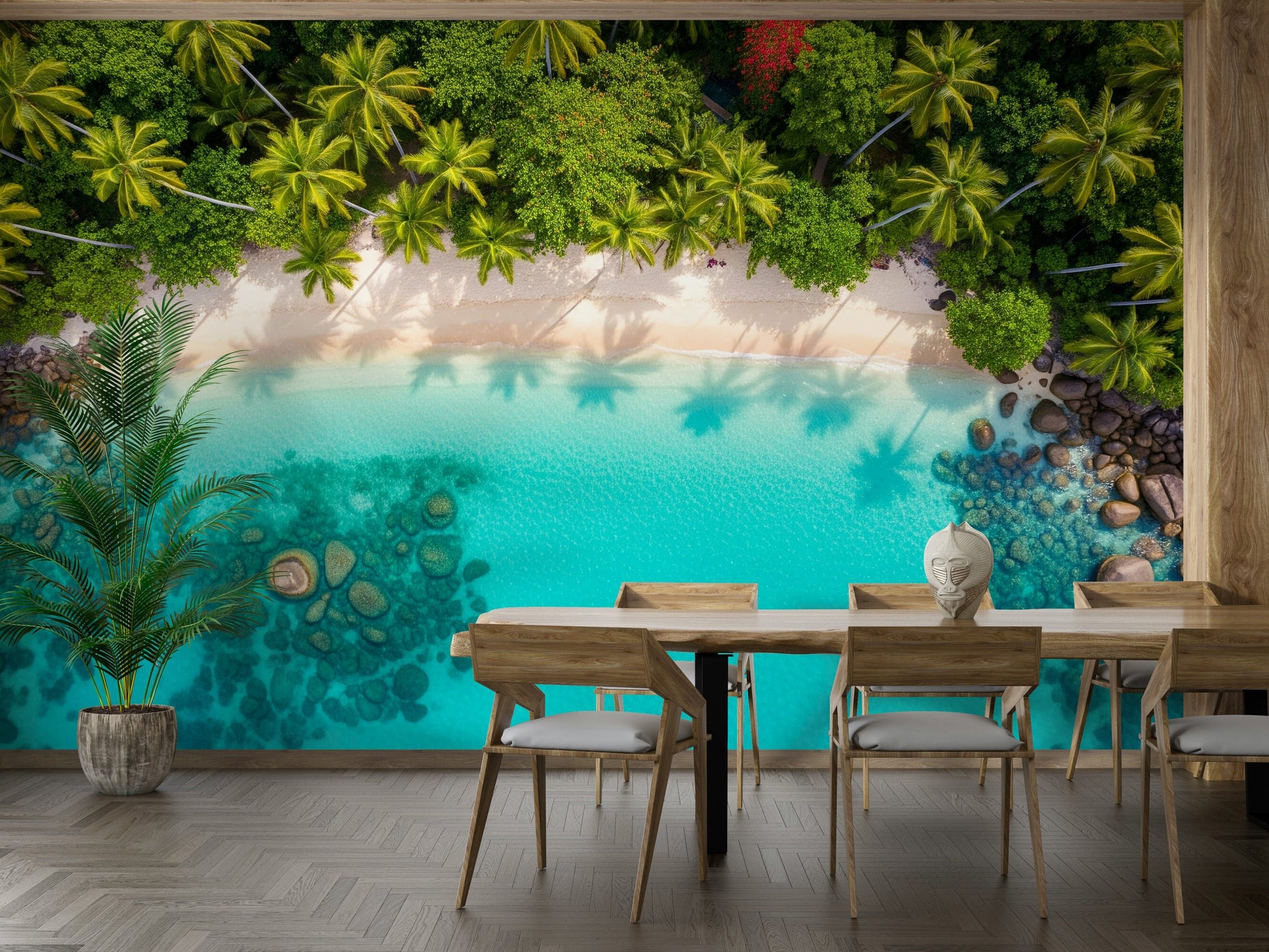 Wallpaper for walls with a fantastical landscape

