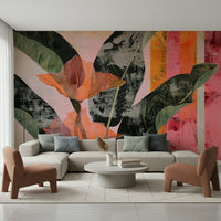 A classic jungle theme wallpaper for walls.

