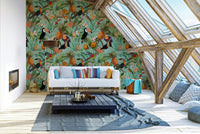 Lush, tropical wallpaper perfect for feature walls and living rooms

