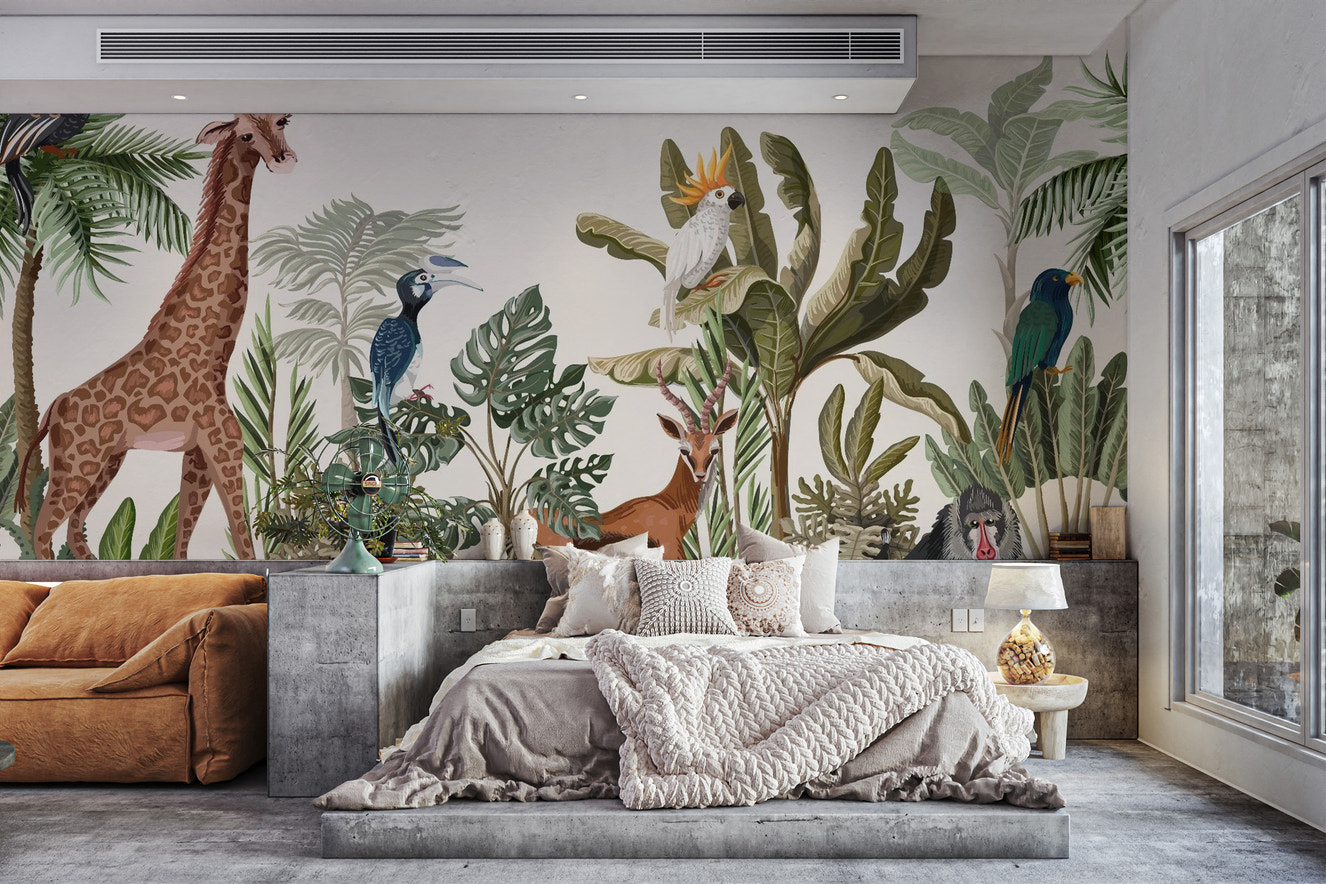 Tropical Forest Animal Wallpaper