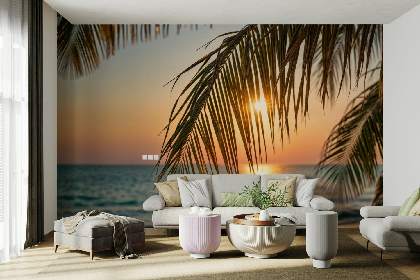 The mood is peaceful and serene.

