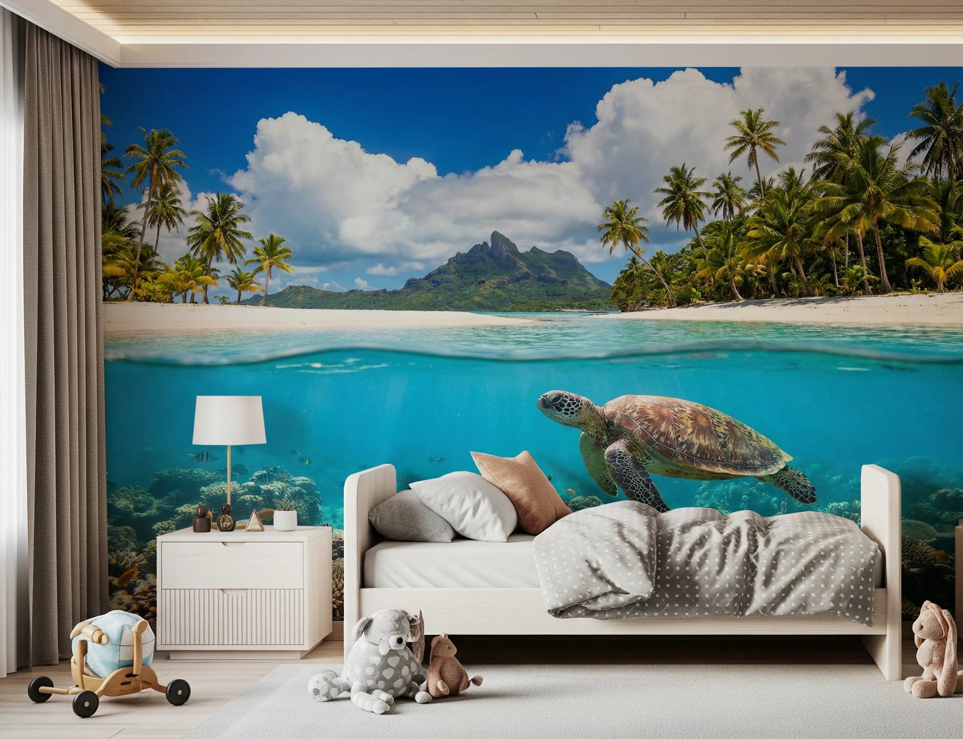 Tropical Marine Life Wall Mural