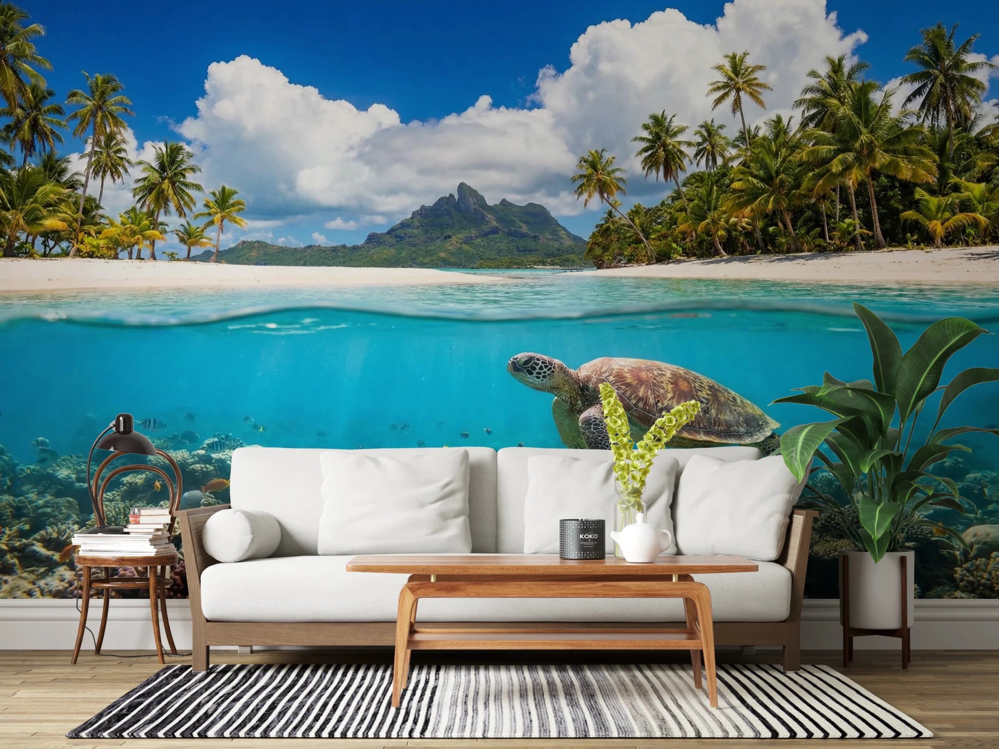 Tropical Marine Life Wall Mural