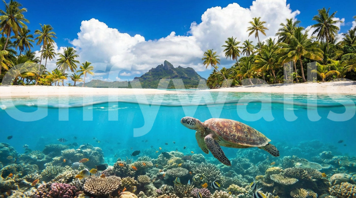 Tropical Marine Life Wall Mural