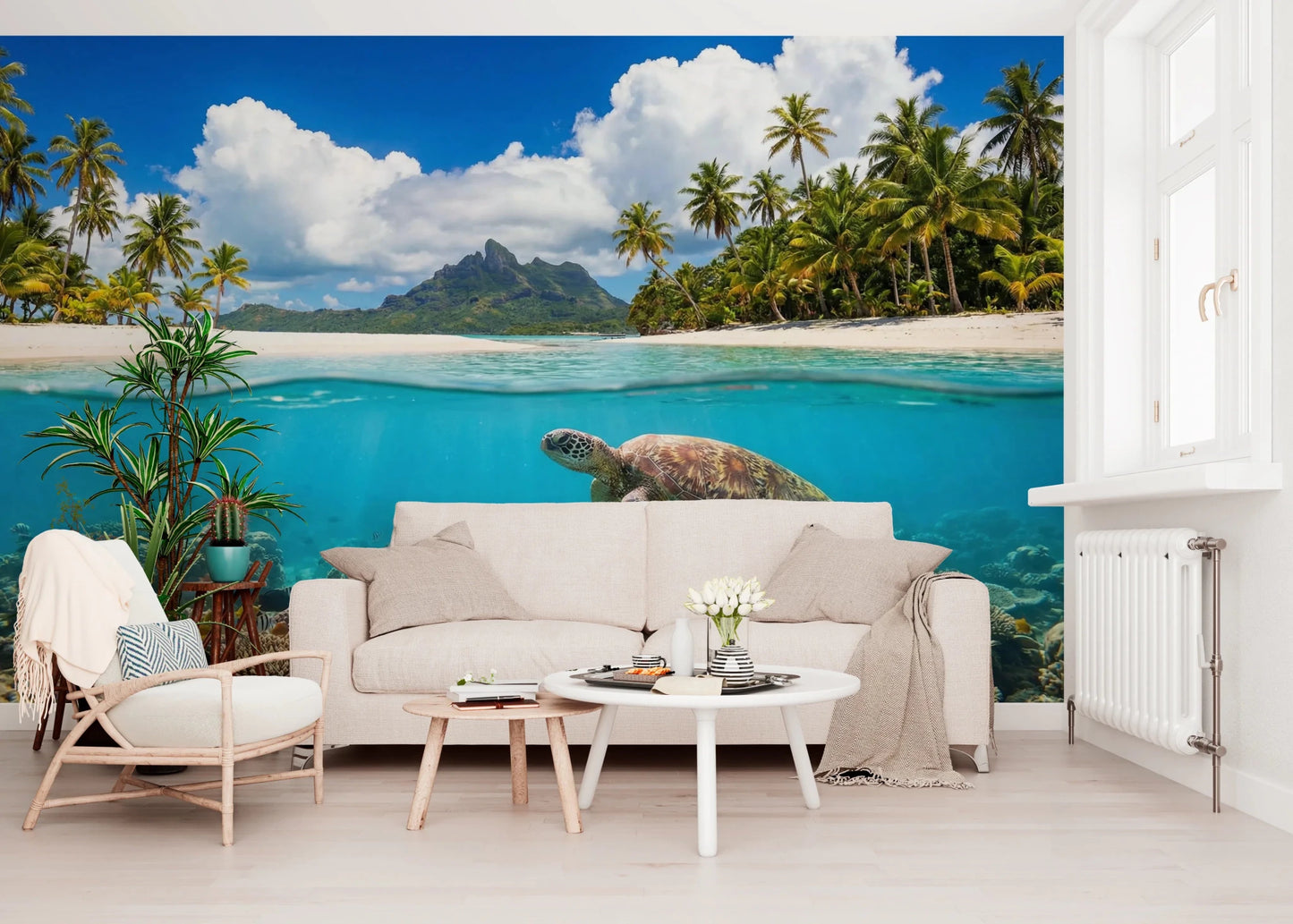 Tropical Marine Life Wall Mural