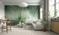 Exotic tropical mural wallpaper


