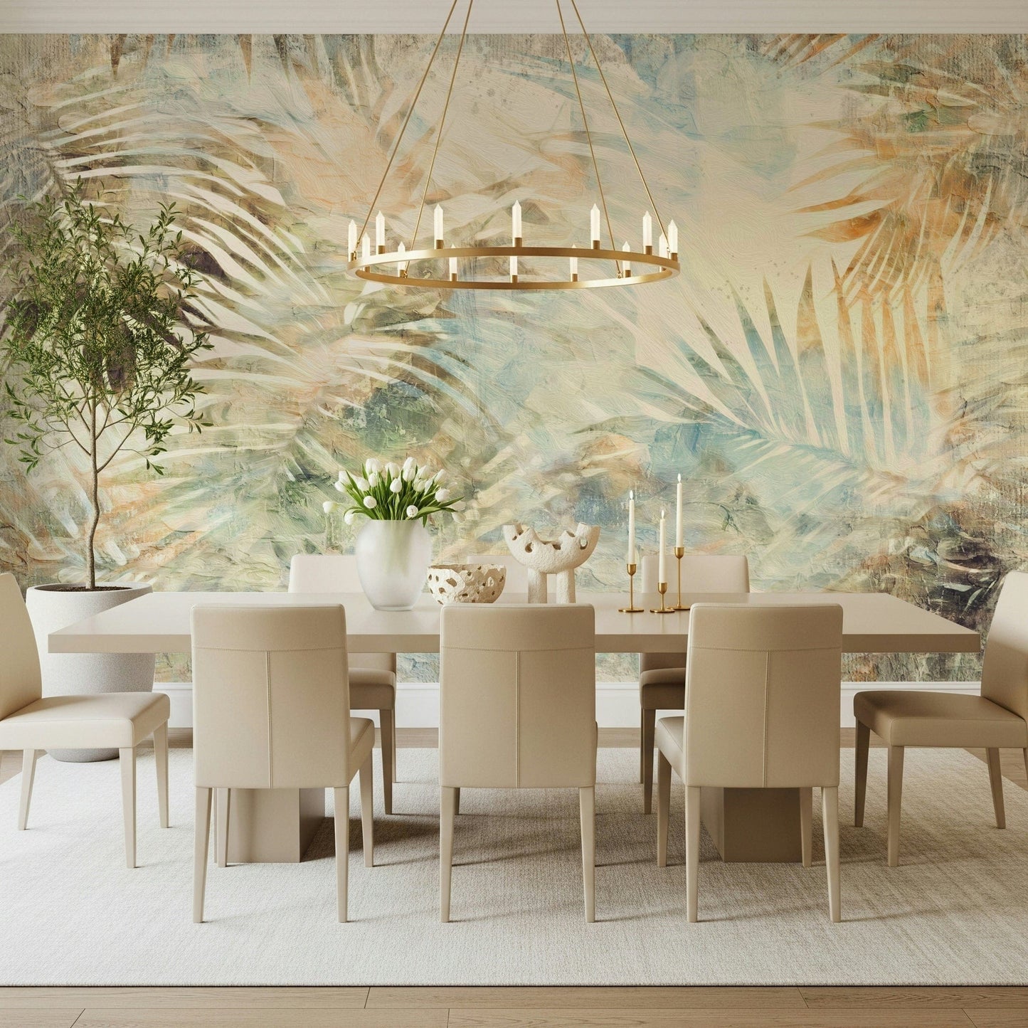 Glimmering Palms Wall Mural -2530875