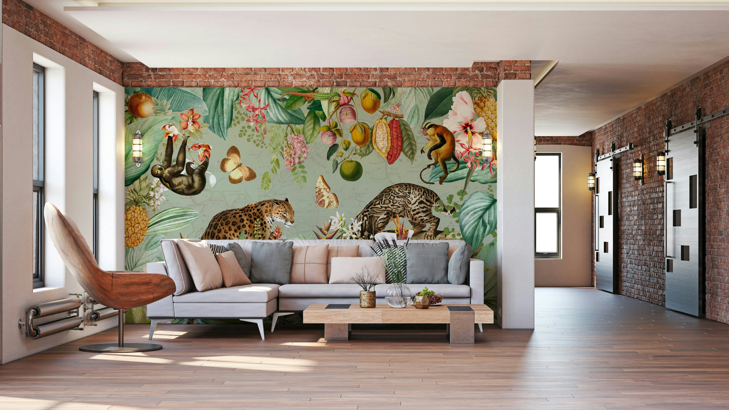 Exotic wildlife and foliage in Tropical Vintage Expedition 1

