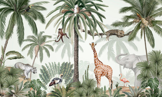 Tropical jive wallpaper murals for walls