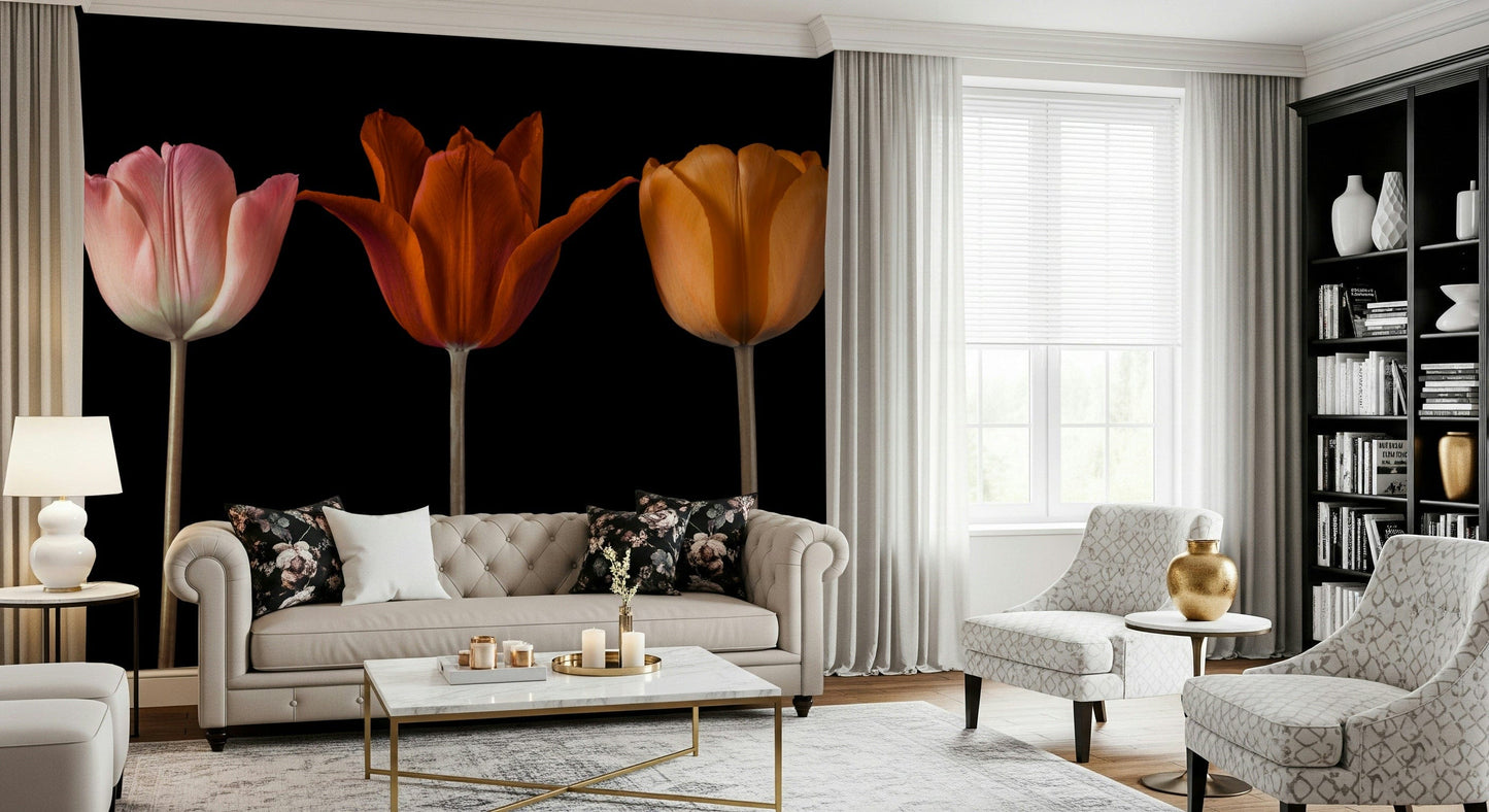 Tulip Trio Wall Mural