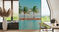 Turquoise Escape Wall Mural
