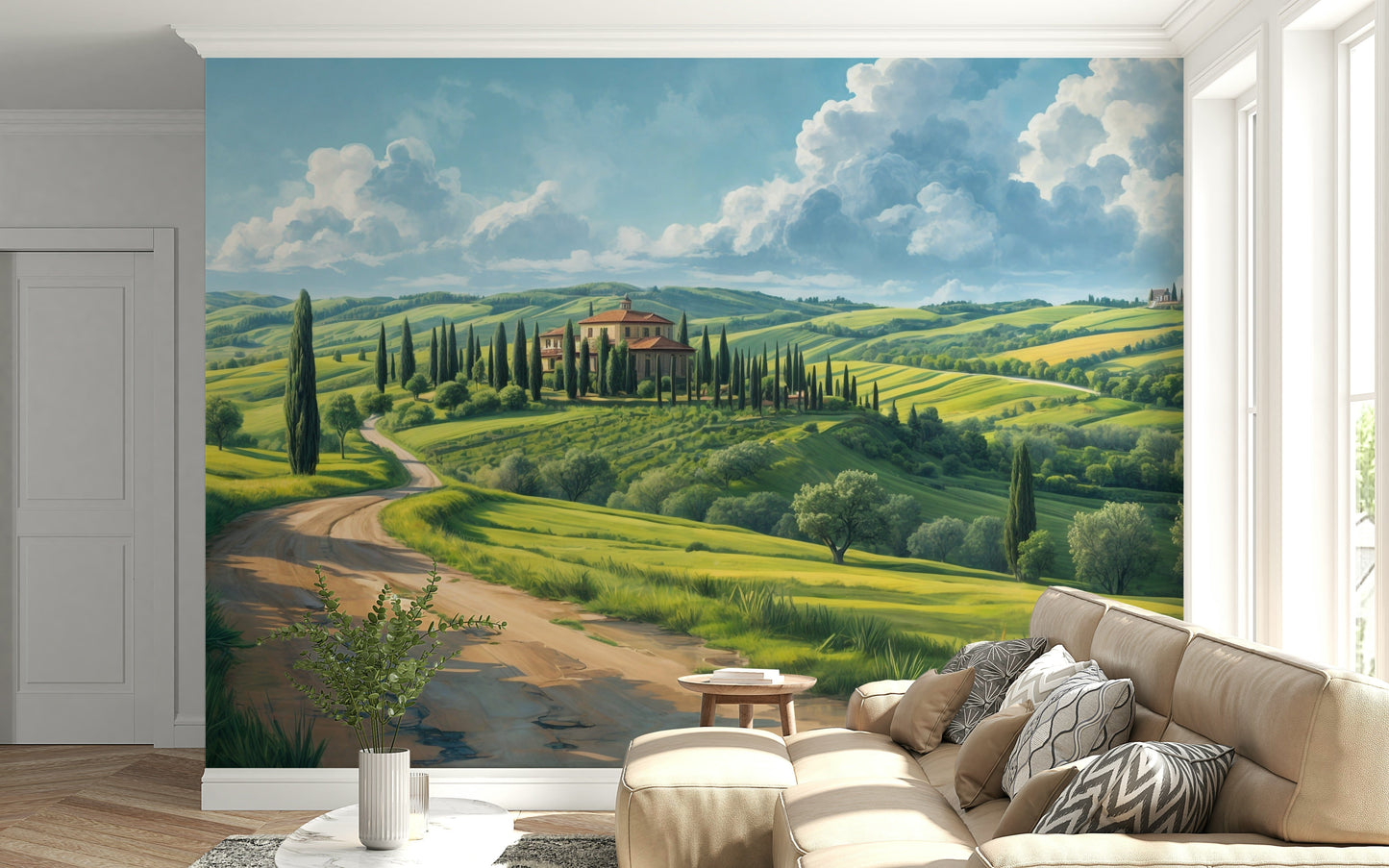 Tuscan Vista Wall Mural
