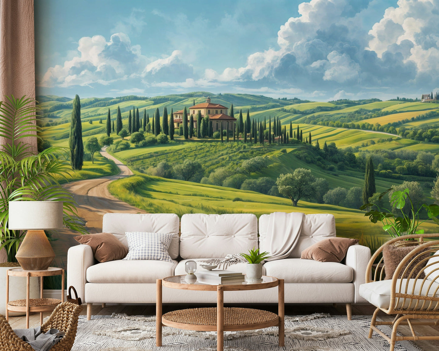 Tuscan Vista Wall Mural