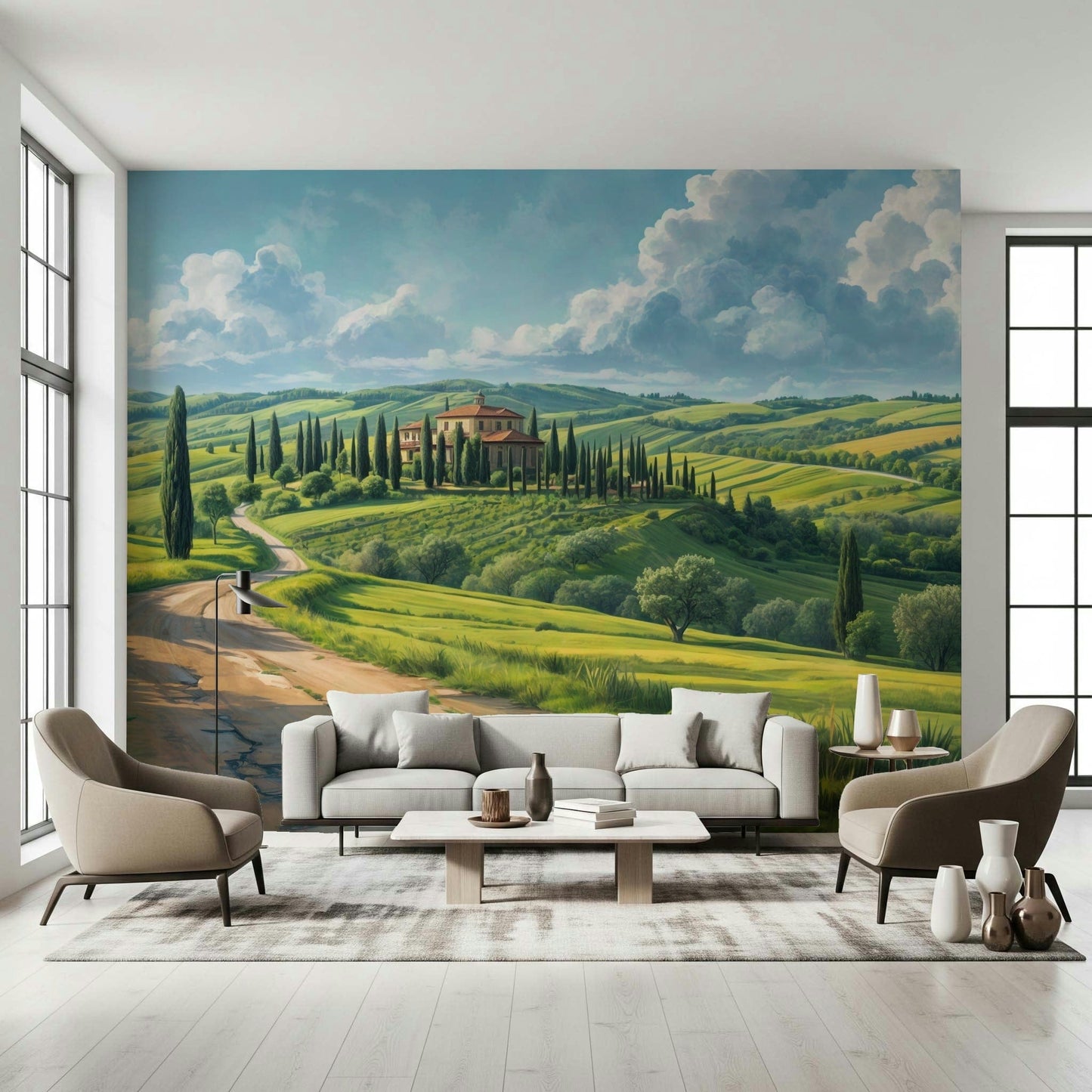 Tuscan Vista Wall Mural