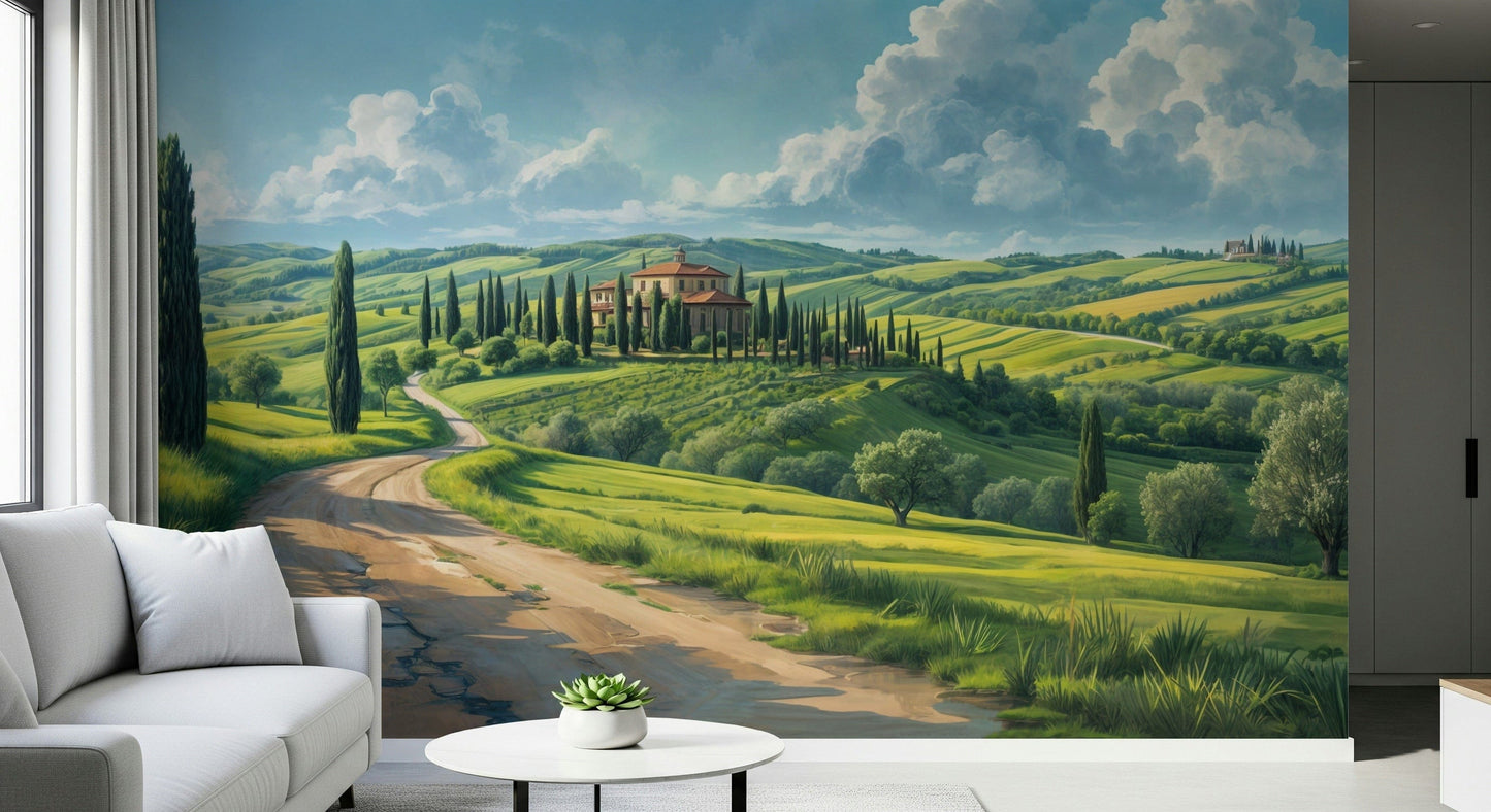 Tuscan Vista Wall Mural