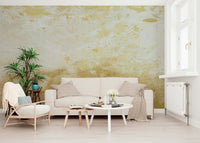 Neutral textured wall mural with weathered look