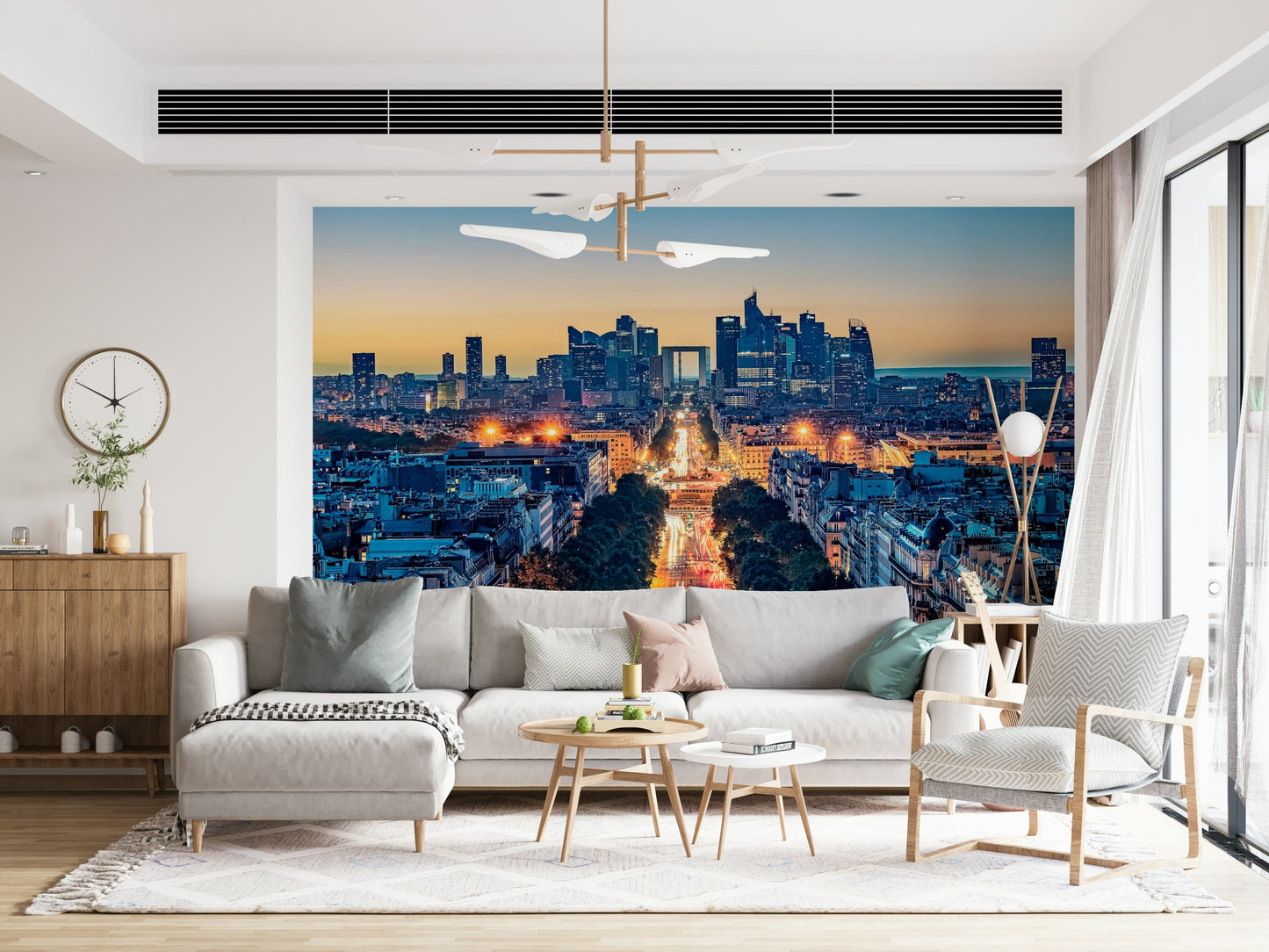 Residential and business district wallpaper, Twilight Metropolis product image.