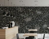 Twilight Woods Wall Mural showcasing a serene woodland under the glow of twilight.