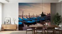 Twilight Gondolas Wall Mural