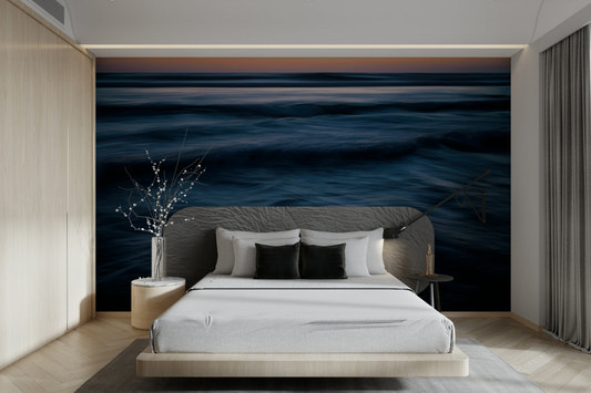 A close-up of the detailed texture in the wave design.

