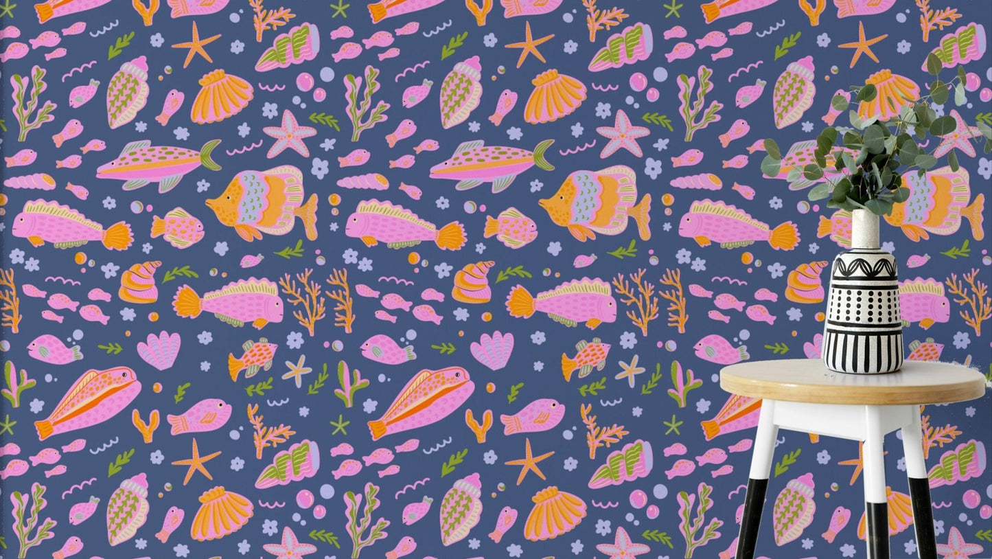 The composition is dynamic and flowing.

