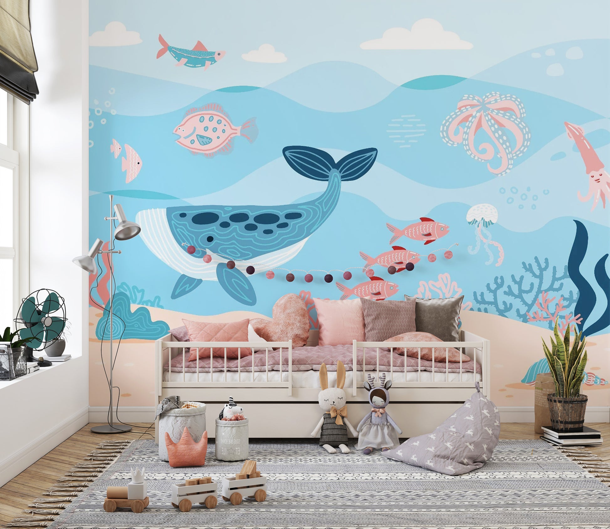 Underwater Fish Wallpaper Mural - Giffywalls