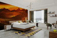 Warm geological patterns for a home décor update in a modern sitting room.