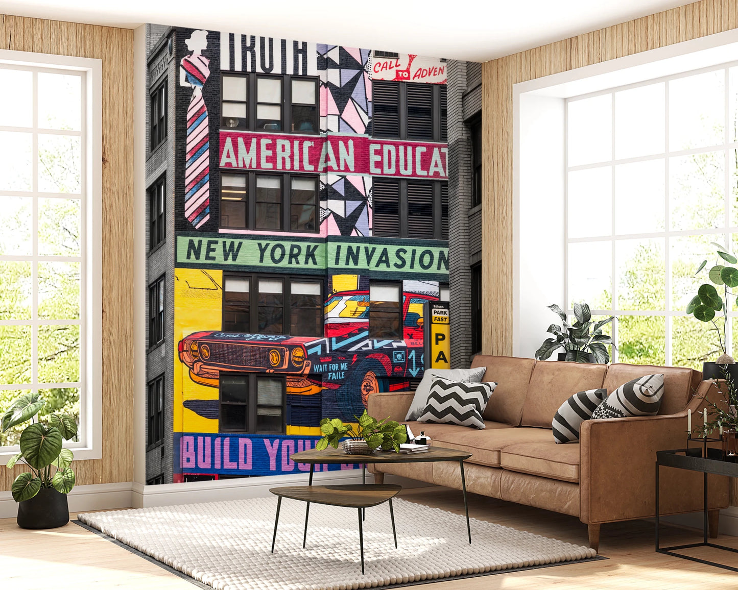 Urban Art Invasion Wall Mural