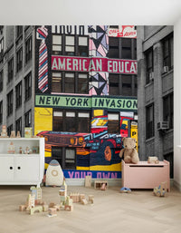 Urban Art Invasion Wall Mural