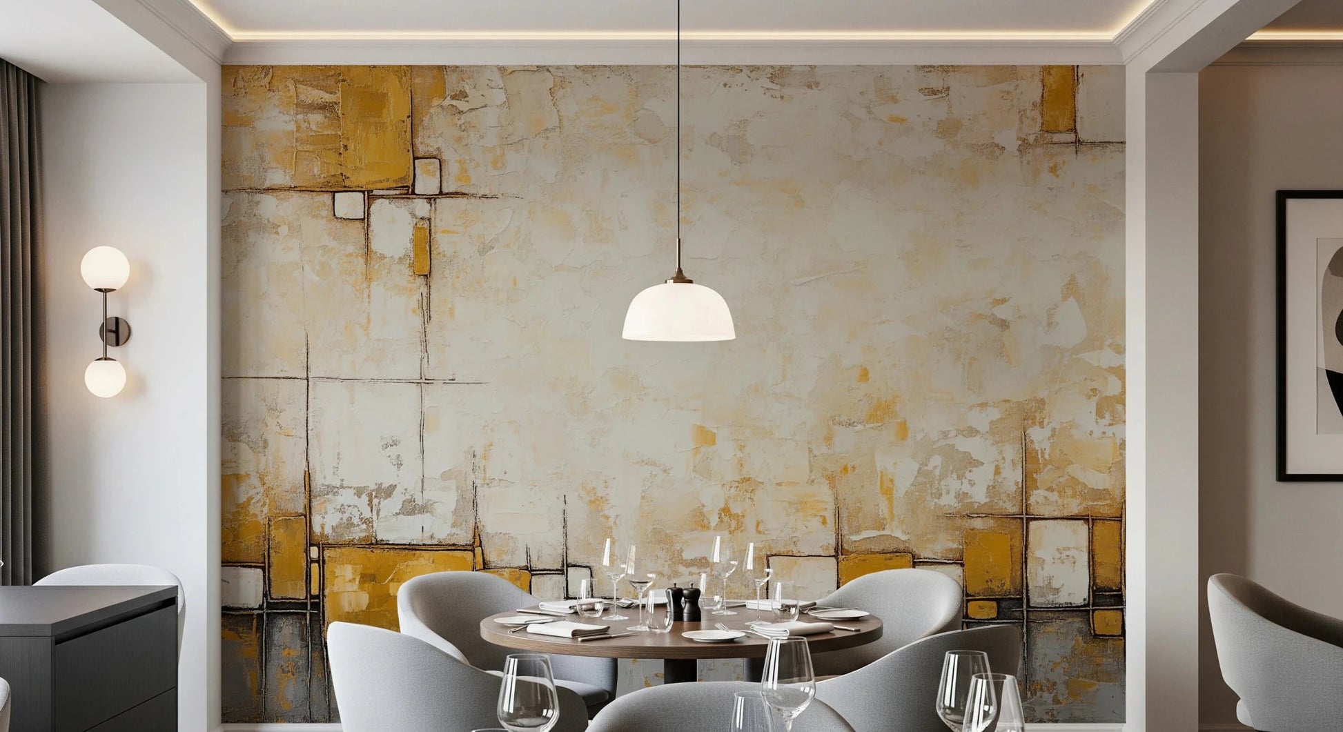 Urban Blocks Wall Mural