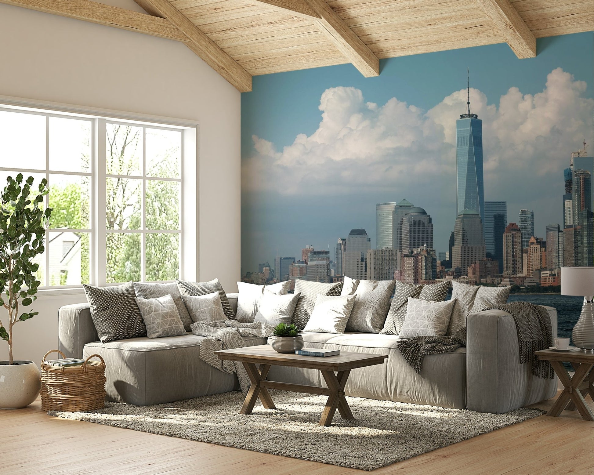 There's a sense of peace and urban grandeur.
