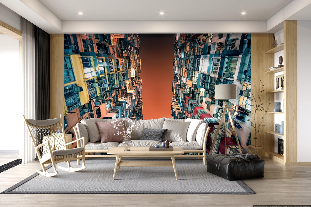 Urban Canyon Wall Mural