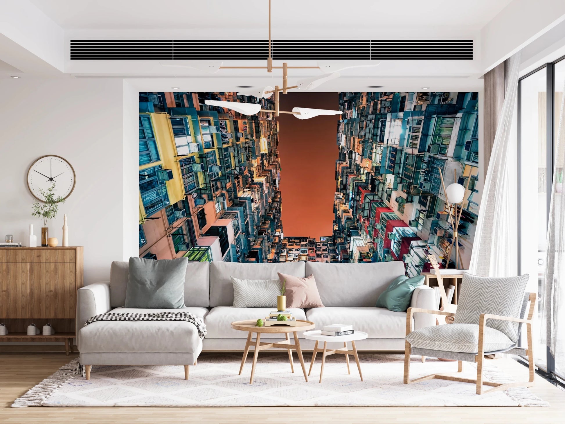 Urban Canyon Wall Mural