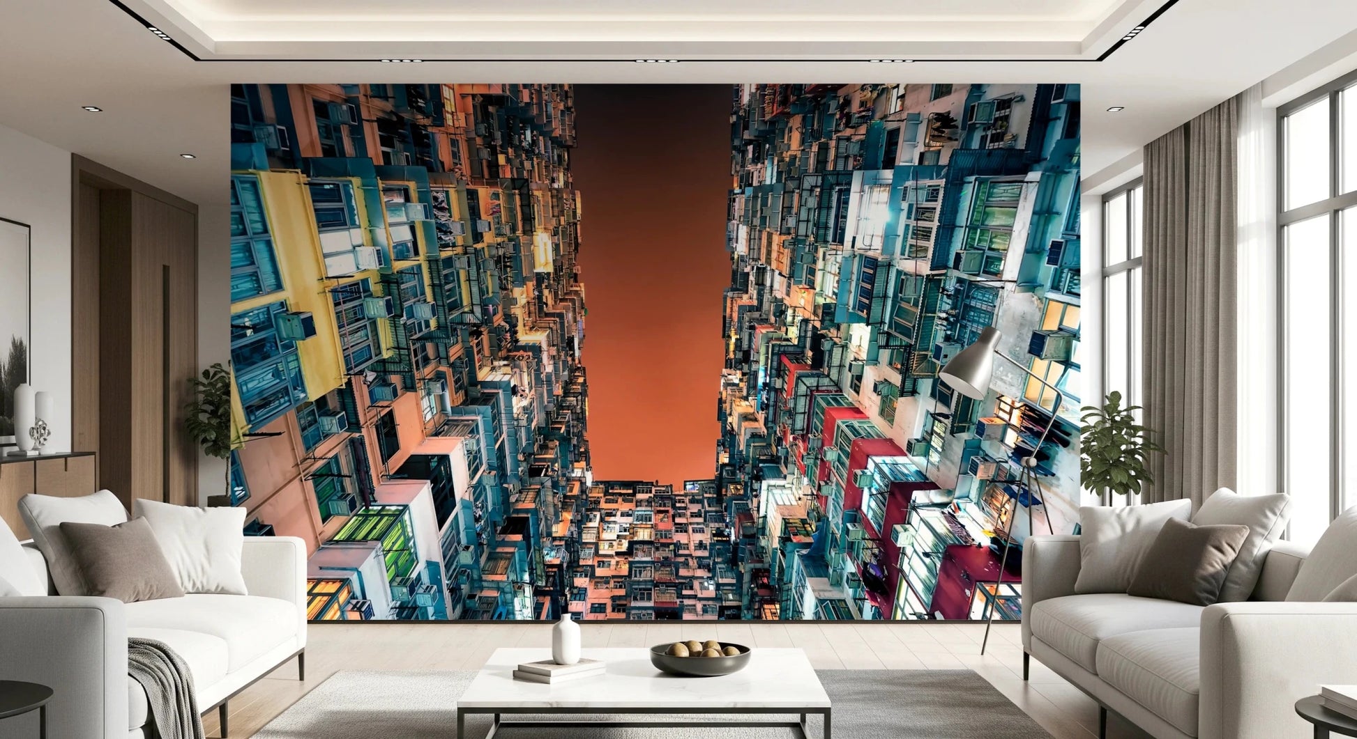 Urban Canyon Wall Mural