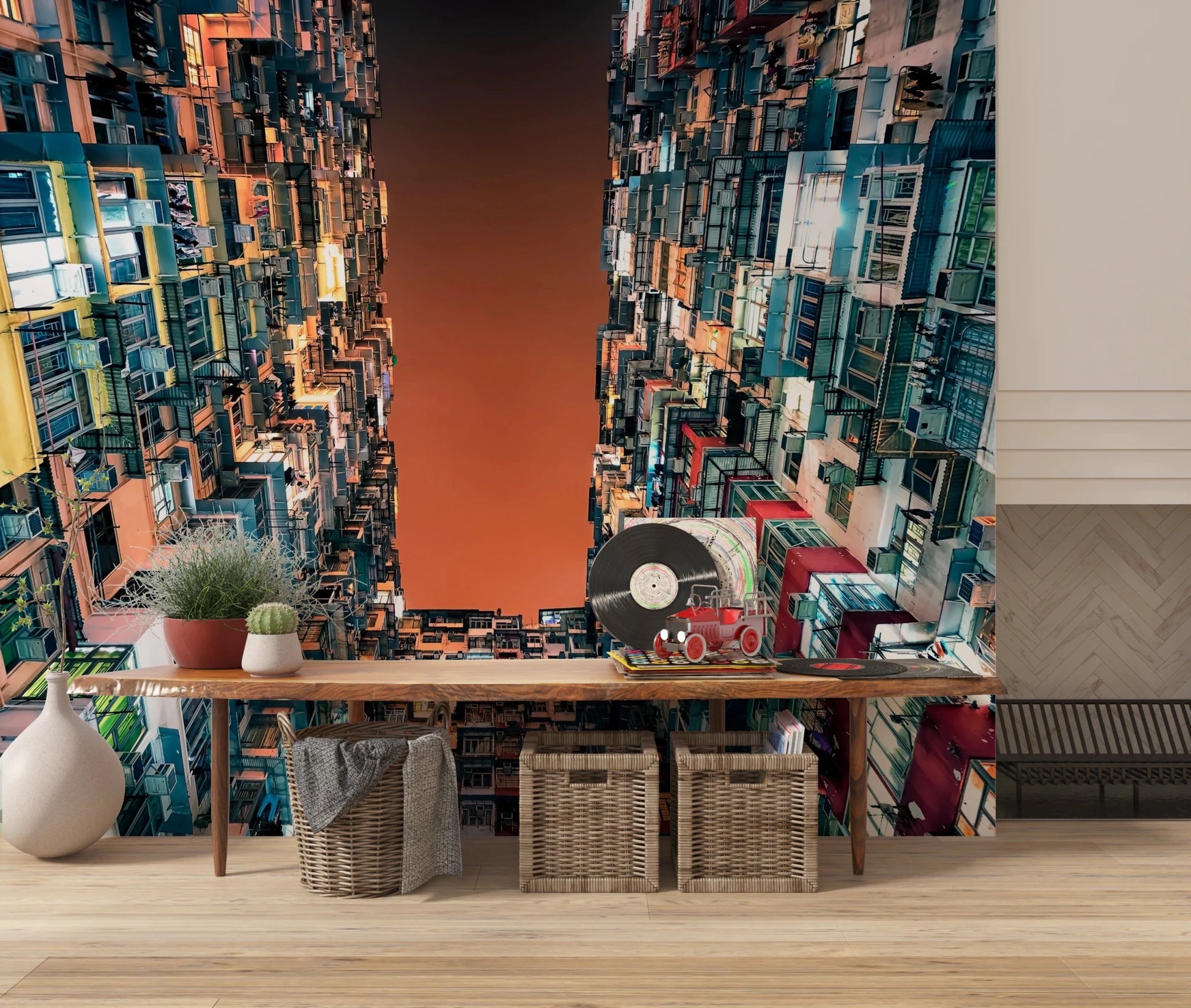 Urban Canyon Wall Mural