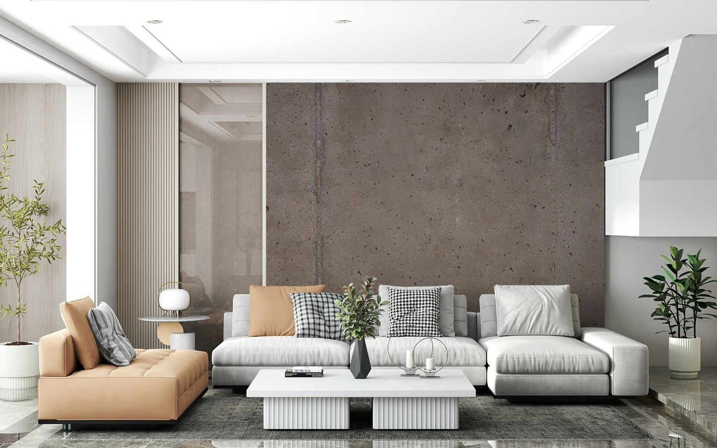 Industrial city mood visualized in Urban Edge Wall Mural wall concept style