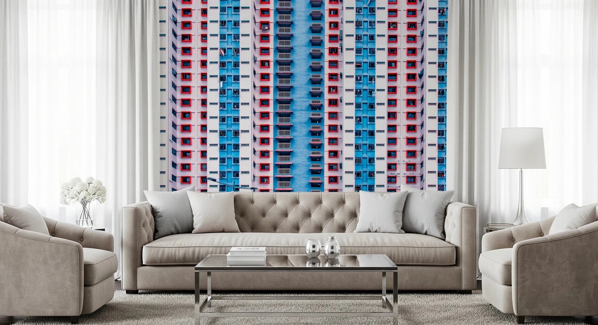 Urban Gridlock Wall Mural