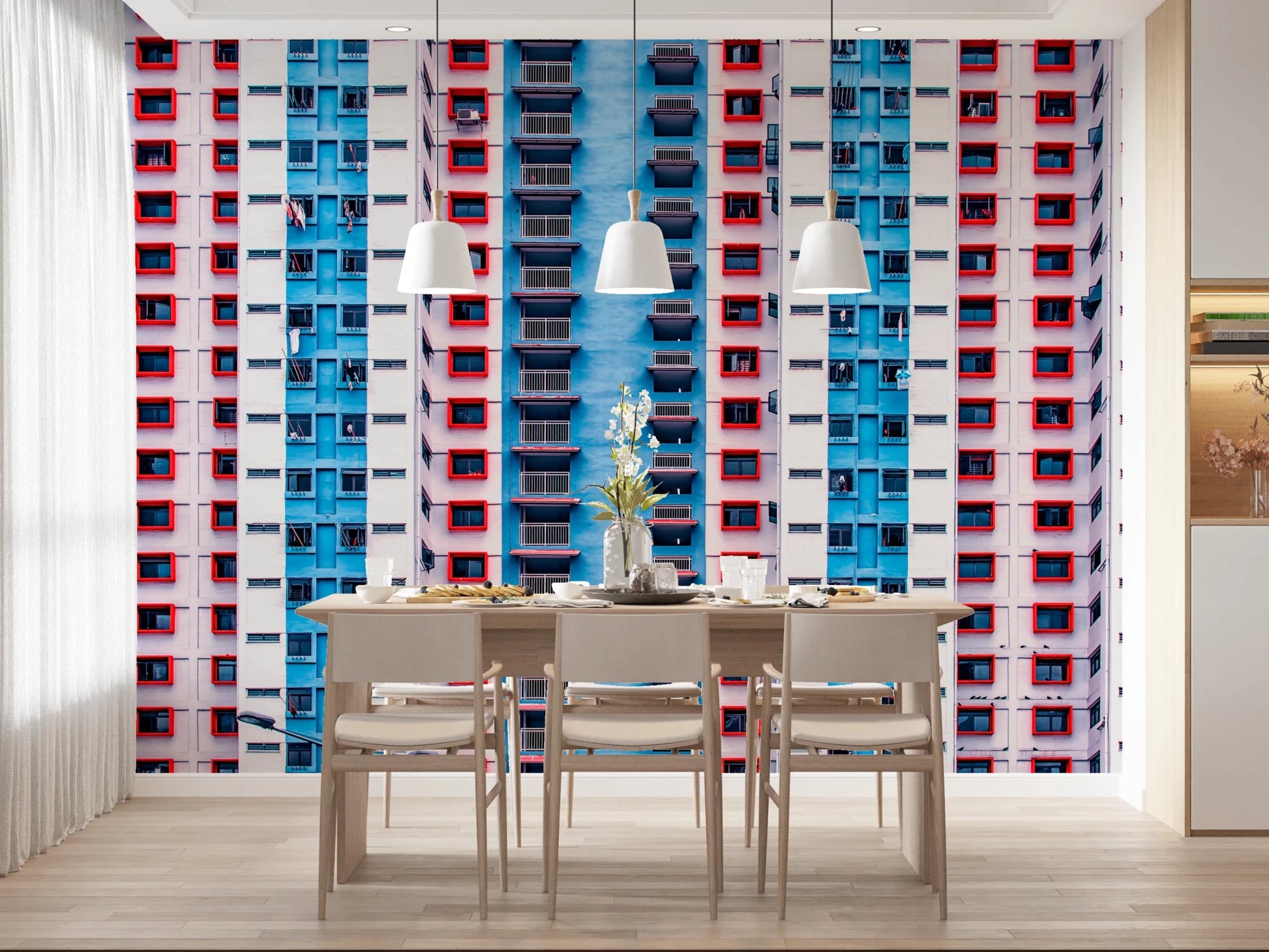 Urban Gridlock Wall Mural