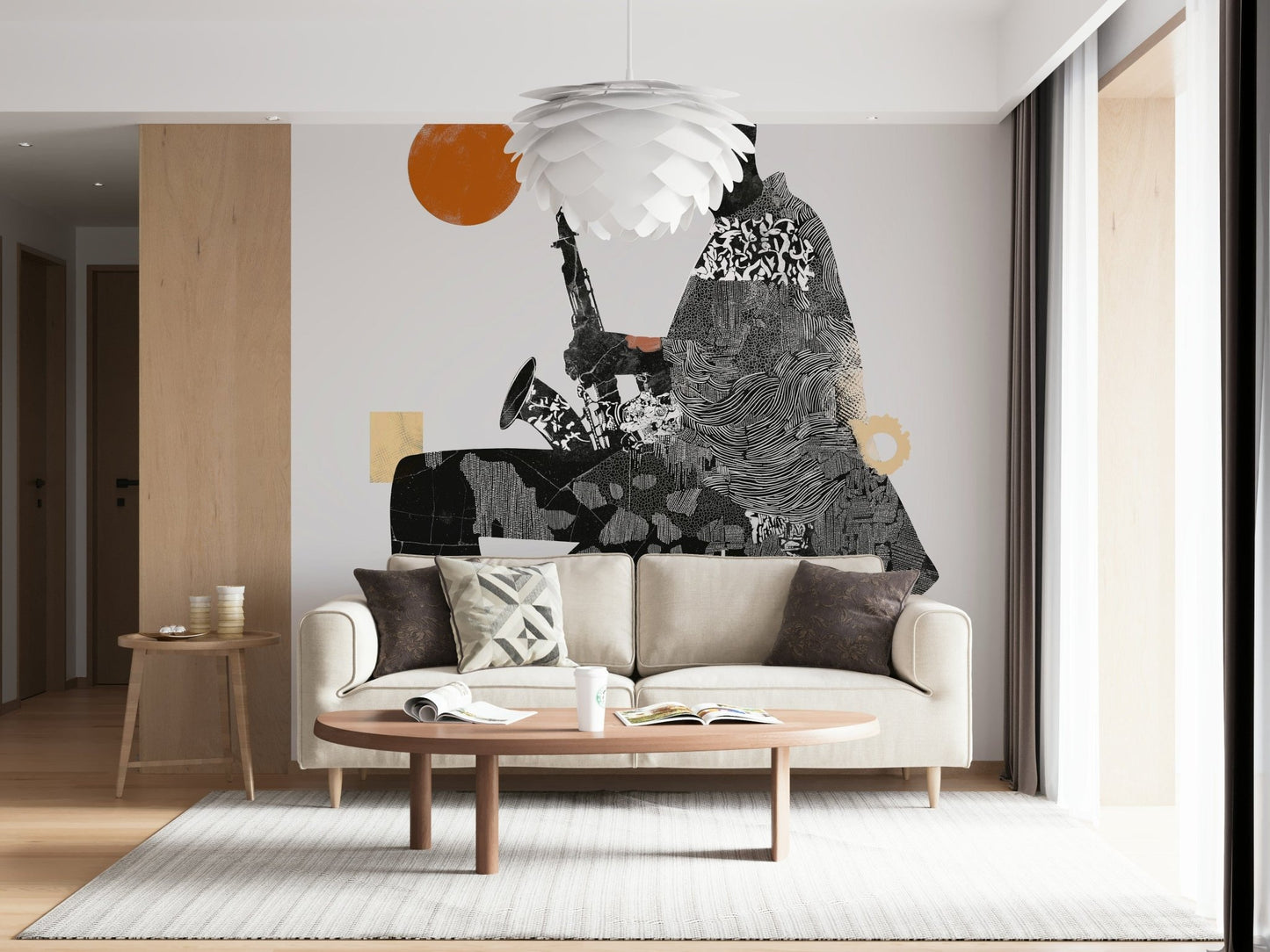 Urban Jazz Wall Mural