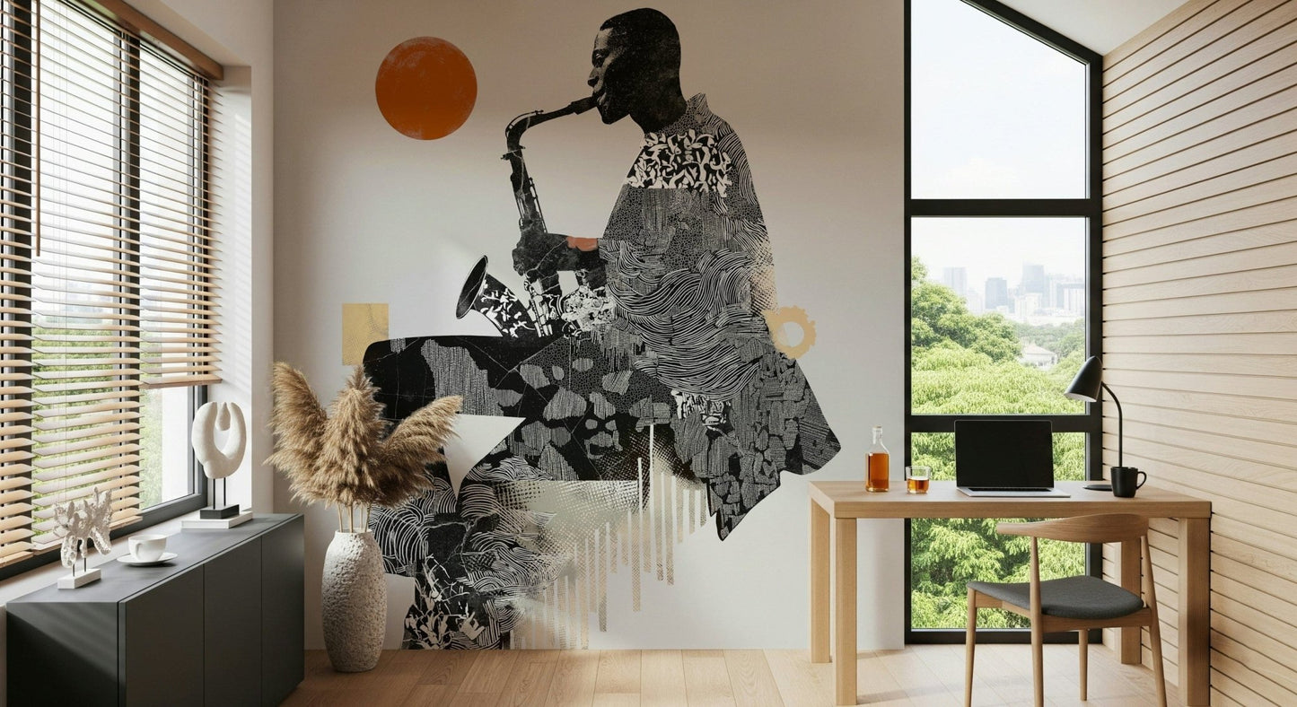 Urban Jazz Wall Mural