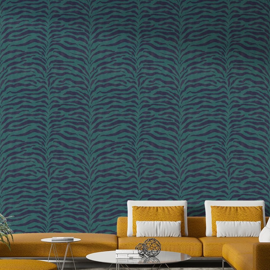 Some of the stripes have a subtle texture or distressed feel.
