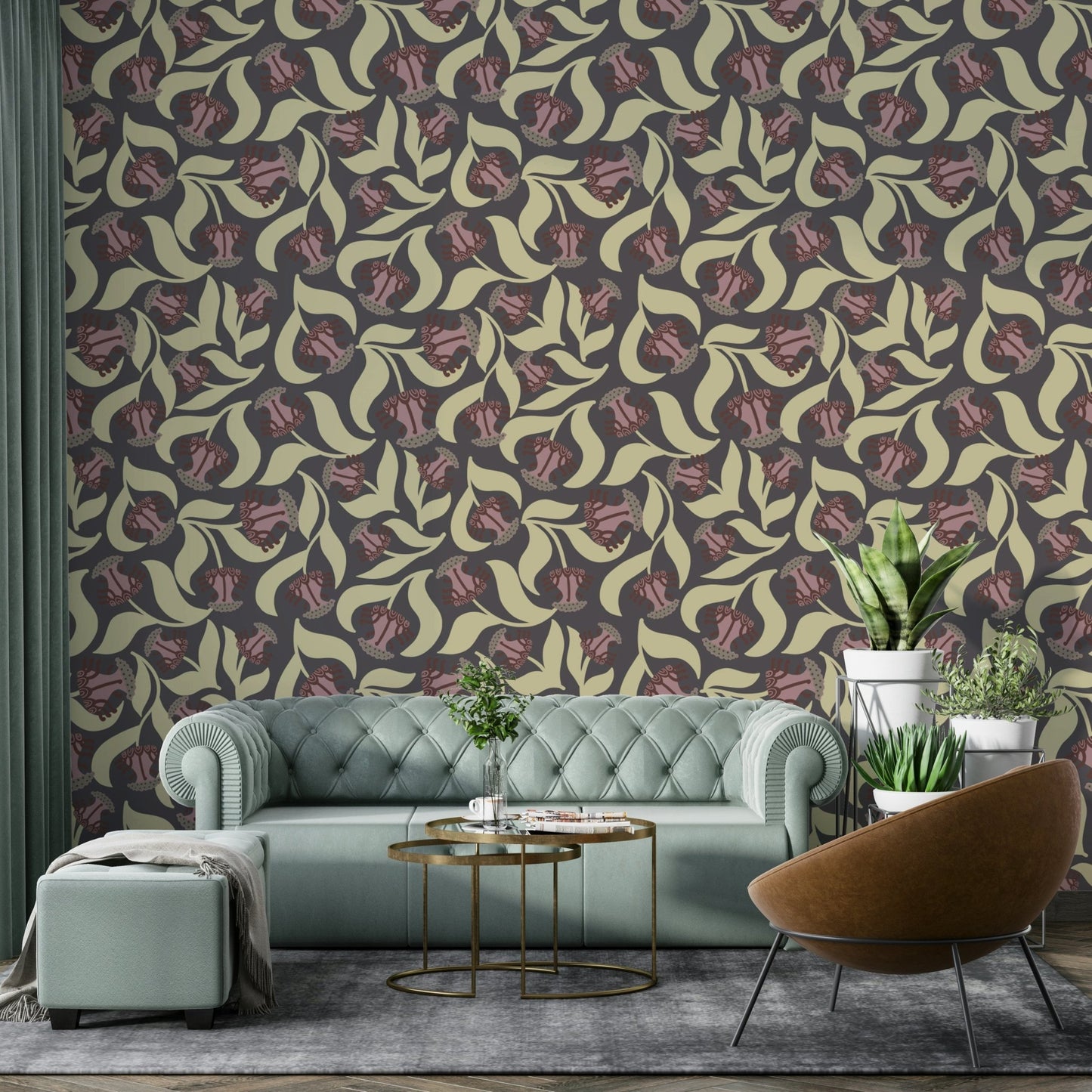 The texture appears smooth and painterly, like an abstract painting.
