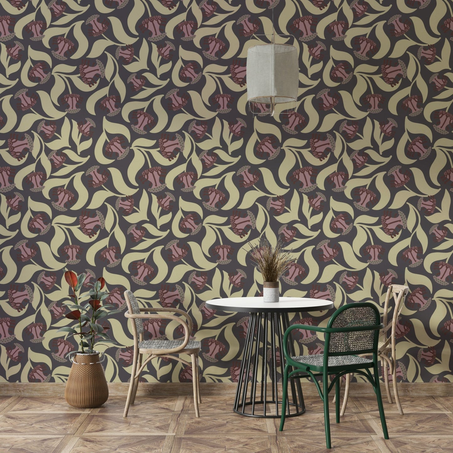 Colors are likely soft, muted, or slightly faded, consistent with a historical feel.
