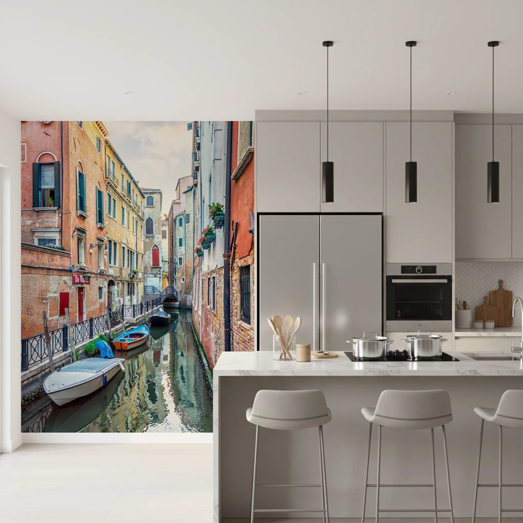 Venetian Canal Serenade Wall Mural