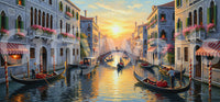 Venetian serenade, peaceful and calm

