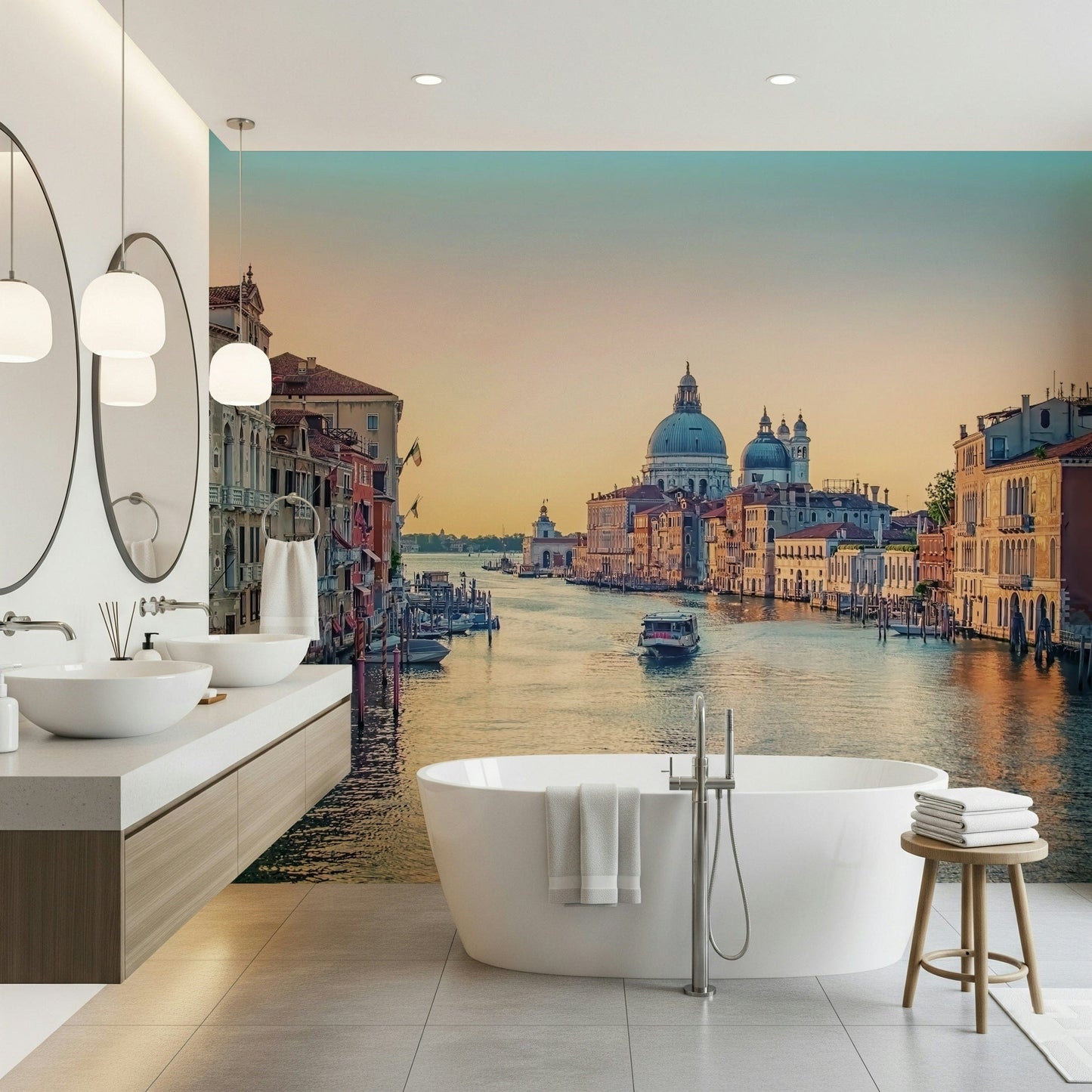Venice Serenade wallpaper for walls offers scenic vista.
