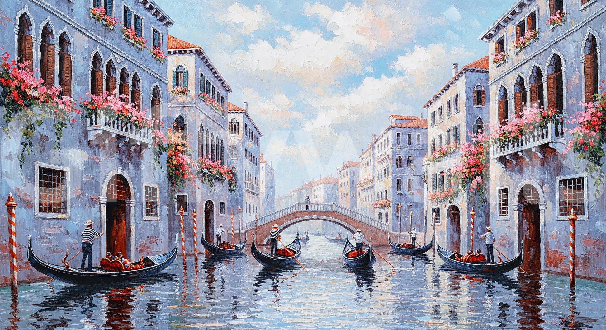 Venetian romance, peaceful and calm

