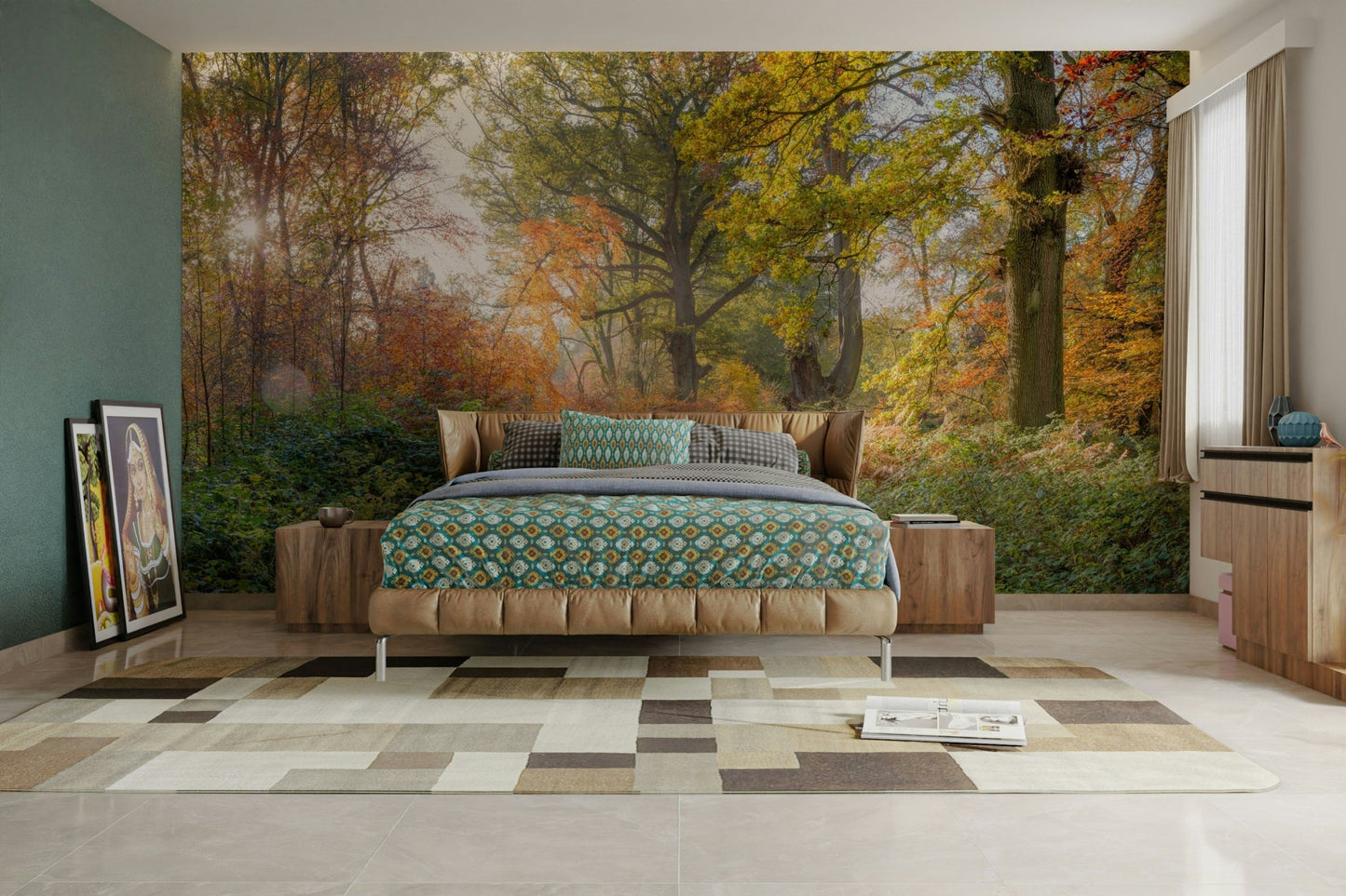 Rich colors and inviting composition.

