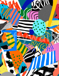 An artistic abstract texture mural for home decor.

