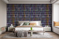 Bright and bold handdrawn line design for creative interiors
